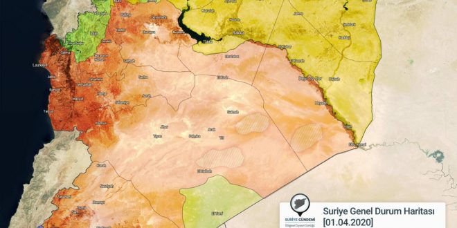 Suriye Genel Durum Haritası [01.04.2020]