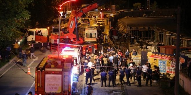 Ordu'da Otel İnşaatının çökmesi sonucu, 1 İşçi Hayatını kaybetti, 8 İşçi yaralandı