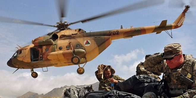 Taliban Afganistan'da helikopter düşürdü