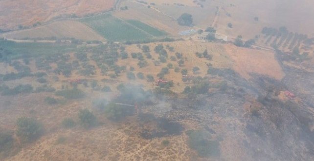 Hatay'da orman yangını: Havadan ve karadan müdahale ediliyor