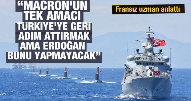 Macron'a Doğu Akdeniz eleştirisi: Hata yapıyor