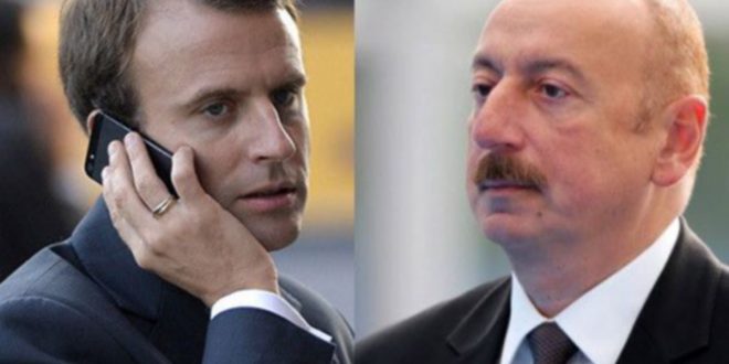 Macron, Aliyev'e tedirgin olduğunu iletti