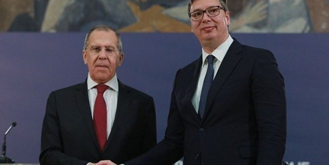 Rusya Dışişleri Bakanı Lavrov Sırbistan Cumhurbaşkanı ile görüştü!