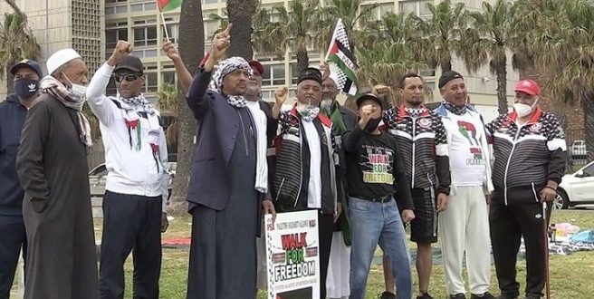 Güney Afrika'da "Filistin'e destek, Arap dünyasına tepki" yürüyüşü