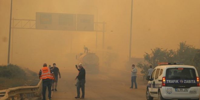 Hatay'da çıkan yangınlarda terör örgütü PKK parmağı