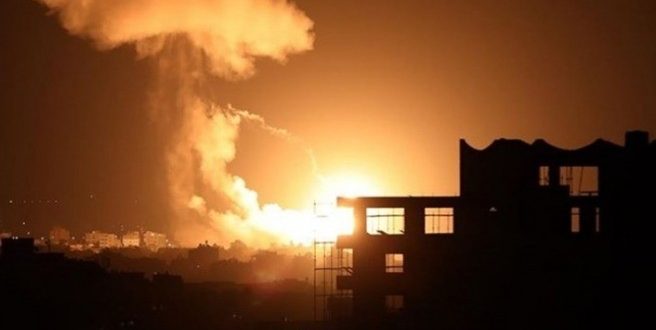 İsrail Hamas'ı gece yarısı bombaladı!