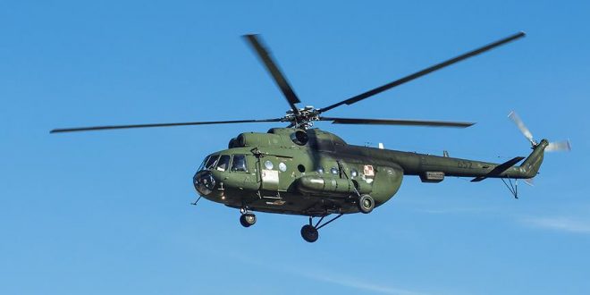 Rus helikopteri düşürüldü