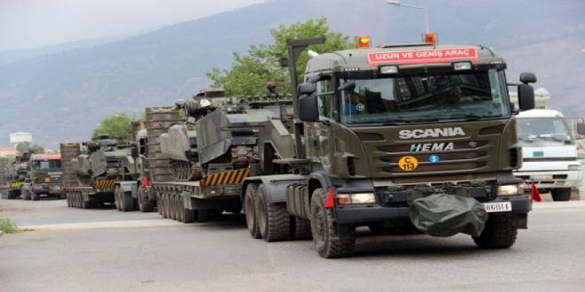 Türkiye 'çatışmasızlık bölgesine' askeri sevkiyat yaptı