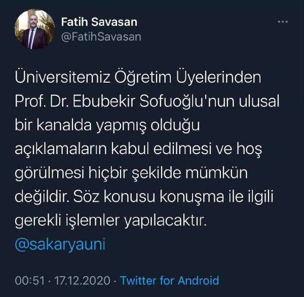 Üniversiteler için 'fuhuş evleri' sözüne soruşturma