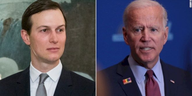 Kushner'dan Biden'ın danışmanına bilgilendirme