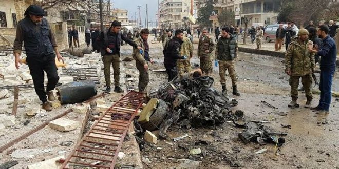 Afrin Cinderes'te bombalı saldırı!