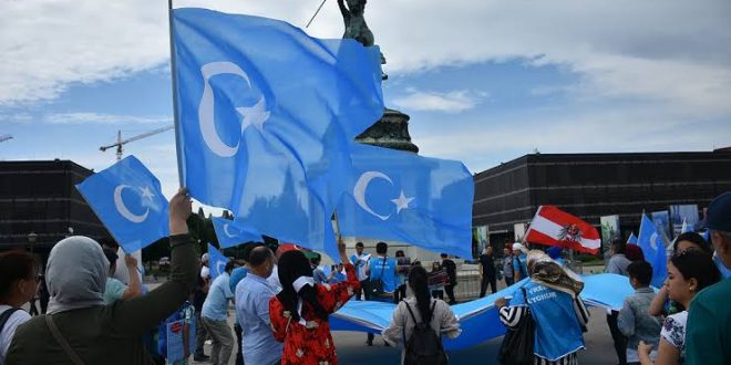 Avusturya'nın Başkentinde 'Çin soykırımı' protesto edildi!