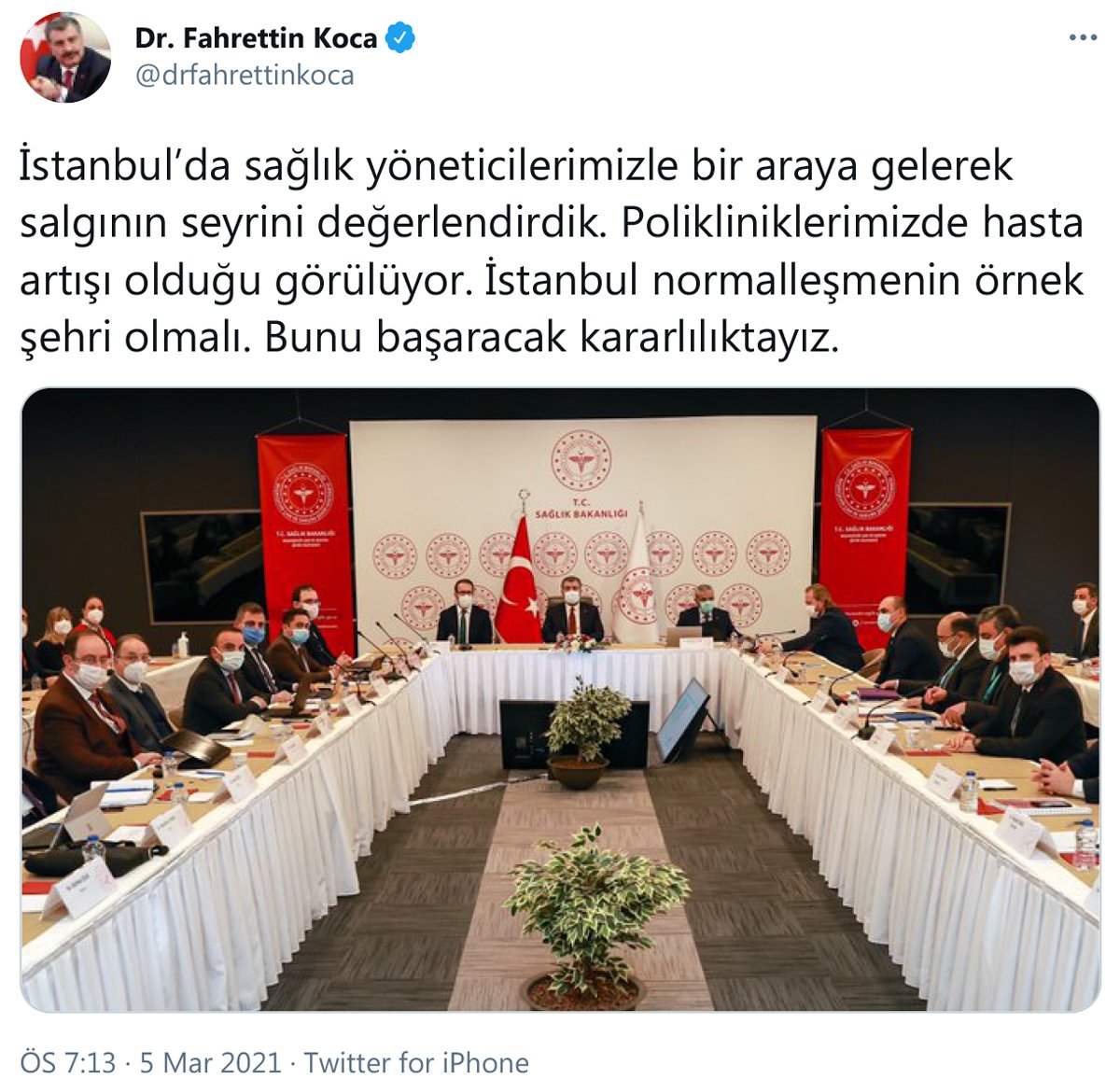 Bakan Koca'dan dikkat çeken İstanbul açıklaması