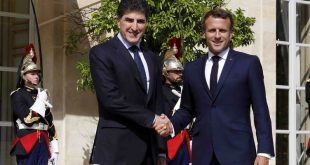 Macron ile Neçirvan Barzani Paris'te bir araya geldi!