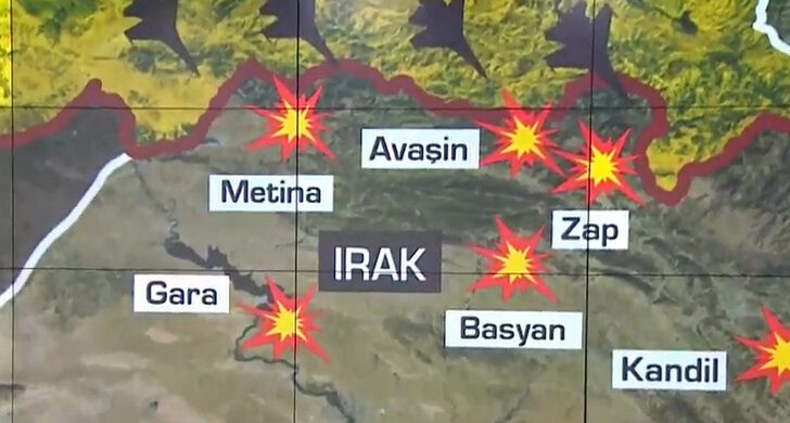 Son Dakika: Kuzey Irak'a geniş çaplı harekat! Hedefler vuruluyor