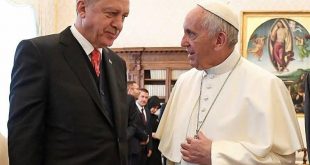 Cumhurbaşkanı Erdoğan, Papa ile Filistin'i görüştü!