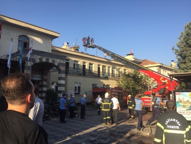 Gaziantep'te hastane yangını: 46 hasta tahliye edildi