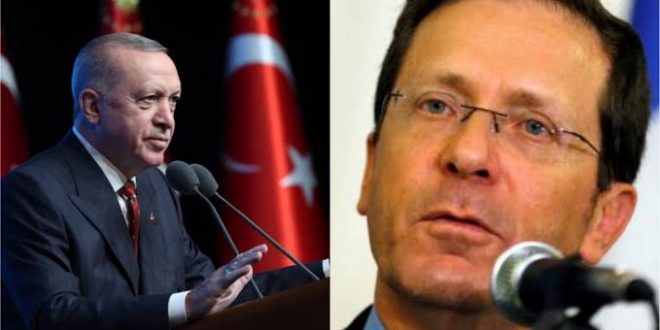 Erdoğan, İsrail Devlet Başkanı Yitzak Hertzog ile görüştü