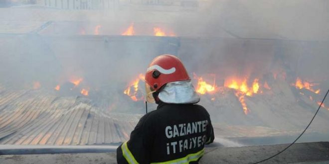 Gaziantep'te korkutan yangın