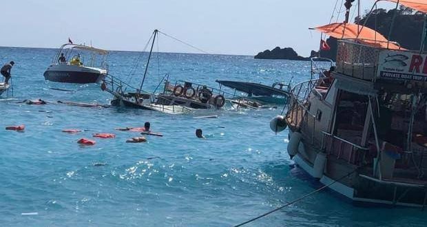 Muğla'da tur teknesi battı!