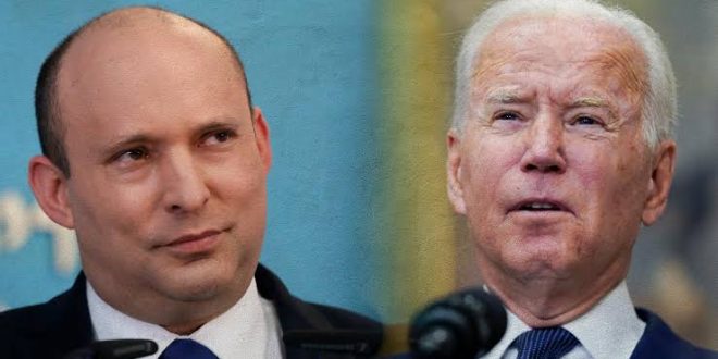 Biden, Siyonist Bennett ile görüşmede İran krizini ele aldı!