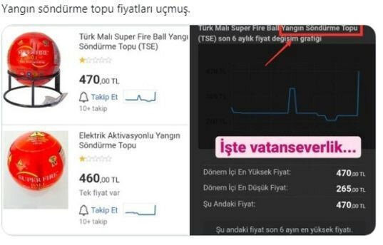 Yangın fırsatçıları boş durmuyor...Yangına karşı kullanılan malzemelerin fiyatları katlandı