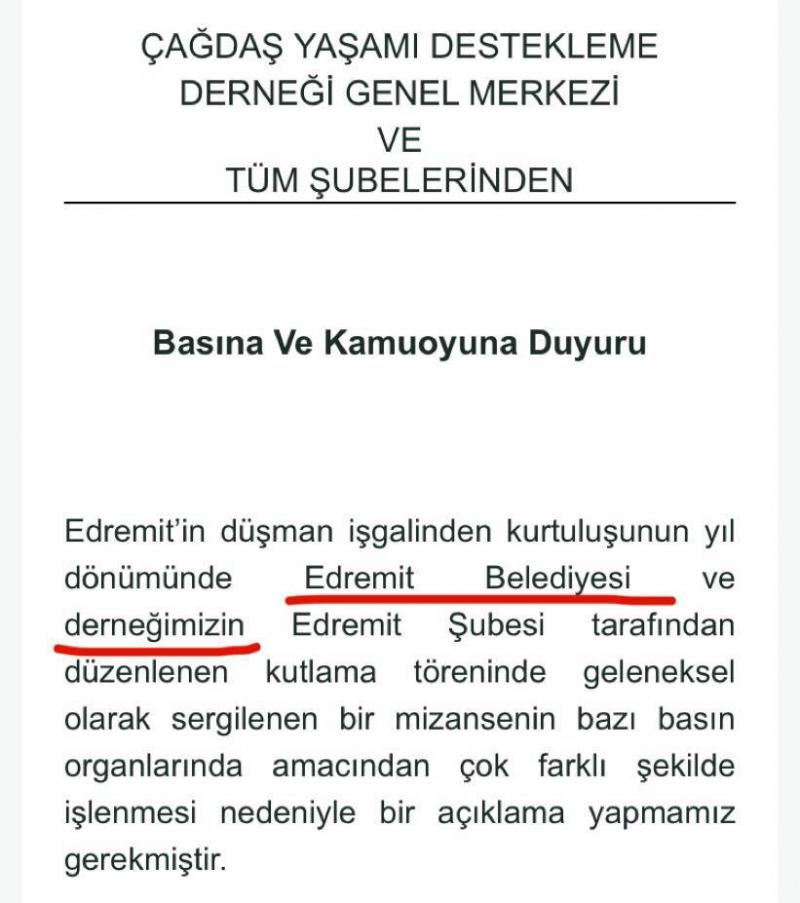 CHP'li belediye çarşafı aşağılayan skandalla ilişkisini inkar etti