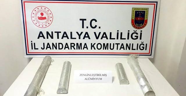 Jandarmadan zenginleştirilmiş saf alüminyum operasyonu