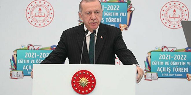 Erdoğan yeni eğitim yılı açılışında konuştu