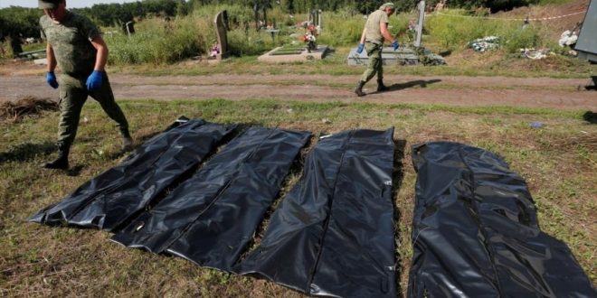 Ukrayna'da toplu mezar bulundu!