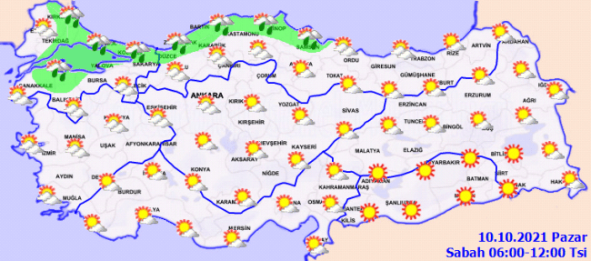 Meteorolojiden 10 il için sağanak uyarısı