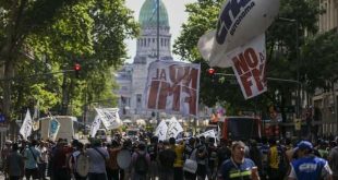 Arjantin'de IMF protesto edildi