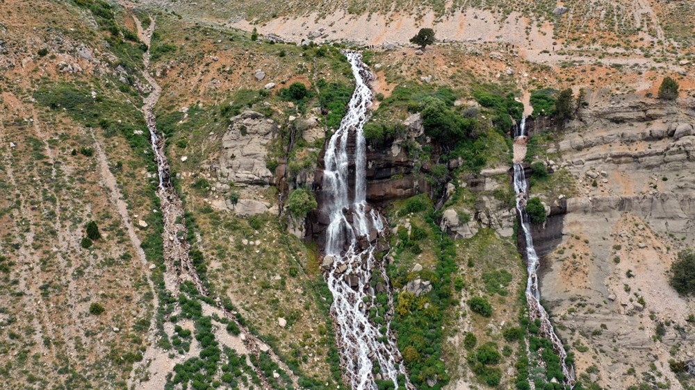 Antalya'da 50 metrelik şelale kurudu!