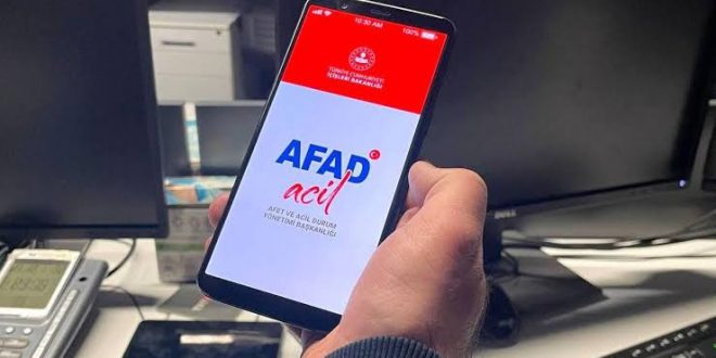 "AFAD Acil" mobil uygulaması kullanıma sunuldu