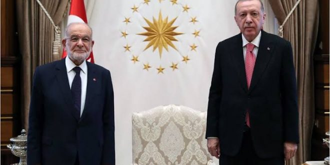 Cumhurbaşkanı Erdoğan, Karamollaoğlu ile görüşüyor!