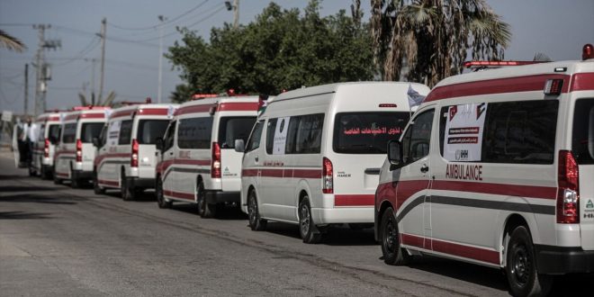 Gazze'ye 27 ambulans gönderildi