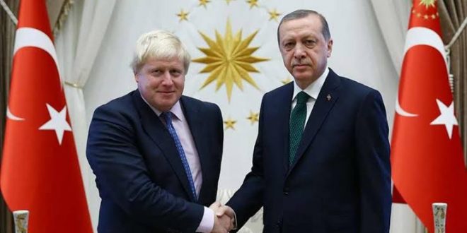 Cumhurbaşkanı Erdoğan İngiltere Başbakanı Johnson ile görüştü!