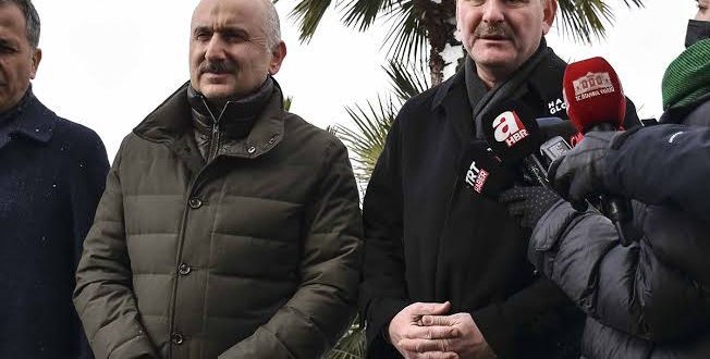 İçişleri Bakanı Soylu ile Ulaştırma ve Altyapı Bakanı Karaismailoğlu'ndan açıklama!