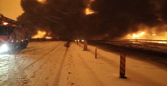 Kahramanmaraş'ta petrol boru hattında patlama meydana geldi