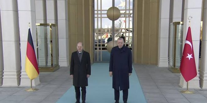 Almanya Başbakanı Scholz Ankara'da!