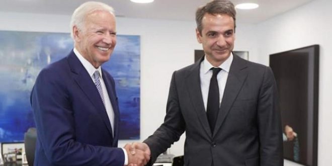 Biden'dan Miçotakis için Beyaz Saray'da resepsiyon