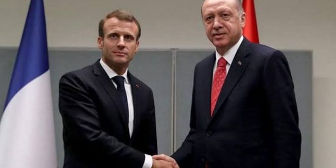 Erdoğan'dan Macron'a tebrik telefonu