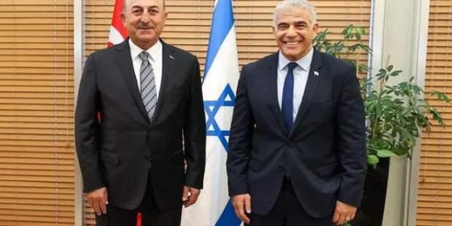 Bakan Çavuşoğlu, Yair Lapid ile görüştü