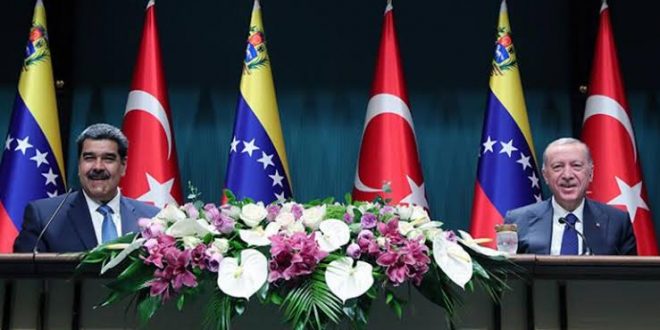 Maduro ile görüşen Erdoğan, ortak basın toplantısı düzenledi