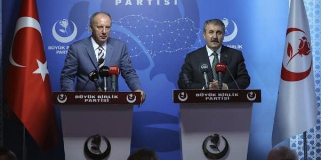 Muharrem İnce BBP lideri Destici'yi ziyaret etti