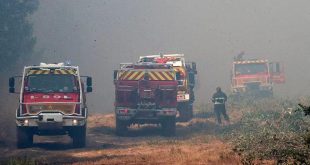 Fransa'daki yangınları gönüllü itfaiyeci çıkarmış