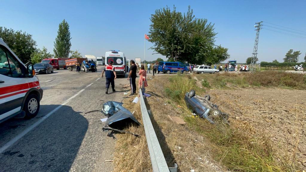 Osmaniye'de traktör kazası: 1 ölü 4 yaralı