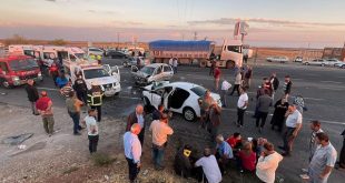 Adıyaman'da zincirleme kaza!