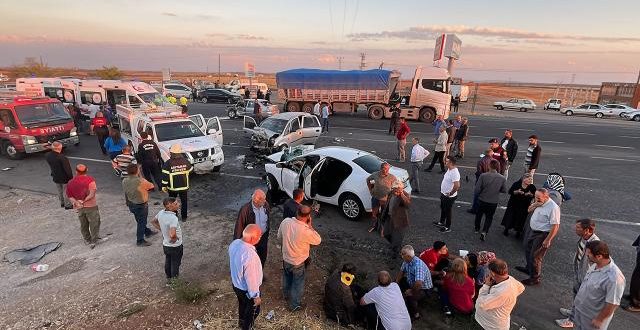 Adıyaman'da zincirleme kaza!