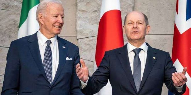 Biden ile Almanya Başbakanı Scholz, Rusya-Ukrayna savaşını görüştü!